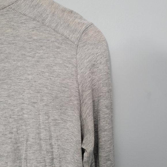 Free People Light Gray Gemma Mock Neck Tunic Dress - Picture 8 of 14